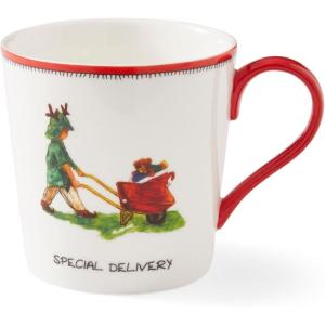 imageSpode Kit Kemp 12oz Festive Christmas Mug  Special Delivery Doodle Mug Fine China Dishwasher Safe Holiday Coffee Mug with Handle for Cocoa Tea Gifts  A Cheerful Christmas Essential