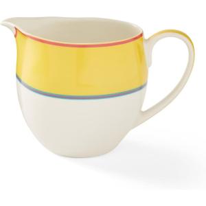 imageSpode Kit Kemp Calypso 12oz Pitcher  Vibrant Yellow  Porcelain  Dishwasher and Microwave Safe  Creamer Jug for Tea and Coffee  Fabulous Gift  Home ampamp Gathering UseYellow