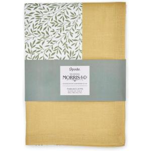 imageSpode Morris ampamp Co Tablecloth 51quotx71quot  100 Cotton  Elegant and Soft Table Cover for Tea Parties Dining and Gatherings  Durable and Stylish Cotton Table Linen for Any Occasion