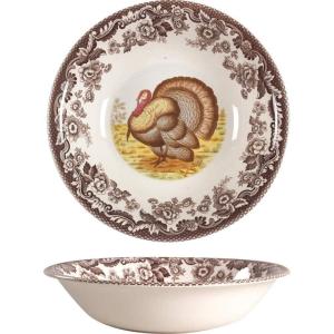 imageSpode Woodland Ascot Cereal Bowl Yellow Labrador Retriever 8  Perfect for Oatmeal Salads and Desserts  Made in England from Fine Earthenware  Microwave and Dishwasher SafeRustic