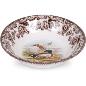 imageSpode Woodland Ascot Cereal Bowl Yellow Labrador Retriever 8  Perfect for Oatmeal Salads and Desserts  Made in England from Fine Earthenware  Microwave and Dishwasher SafeMallard