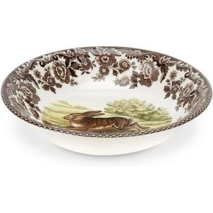 imageSpode Woodland Ascot Cereal Bowl Yellow Labrador Retriever 8  Perfect for Oatmeal Salads and Desserts  Made in England from Fine Earthenware  Microwave and Dishwasher SafeRabbit