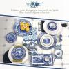 imageSpode Blue Italian Medium Oval Platter  14Inch Porcelain Serving Platter with Intricate Scroll Border ampamp Countryside Scene  Elegant Tableware for Entertaining Dining Displays Gifting CollectingOval