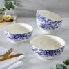 imageSpode Brocato Set of 4 16cm Rimless BowlsBlue ampamp WhiteBlue  White