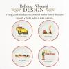 imageSpode Kit Kemp 6quot Doodles Tidbit Tray  Fine China Whimsical Holiday Tableware for Appetizers Snacks or Desserts  Dishwasher Safe Serving Tray for Festive Home Entertaining and Gatherings