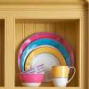 imageSpode Kit Kemp Calypso 105quot Bowl  Vibrant Yellow  Porcelain  Dishwasher and Microwave Safe  Ideal for Pasta Cereal Soup and Fruit  Home ampamp Gathering UsePink