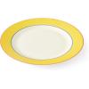 imageSpode Kit Kemp Calypso 13quot Serving Platter  Vibrant Turquoise  Porcelain  Dishwasher and Microwave Safe  Ideal for Salad Snacks and Appetizers  Elegant Presentation  Home ampamp Gathering UseYellow