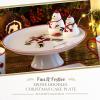 imageSpode Kit Kemp Doodle 107quot Cake Stand  Best in Snow Doodle  Whimsical Santa Illustration Fine China Cake Display for Elegant Dessert Presentation  Ideal for Celebrations ampamp Special Occasions