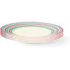 imageSpode Kit Kemp Salad Plate  93 Calypso Stripe Platter  Made from Porcelain  Dishwasher and Microwave Safe  Vibrant Dinnerware Ideal for Summer