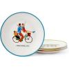 imageSpode Kit Kemp 6quot Doodles Tidbit Tray  Assorted Taglines  Fine China  Dishwasher Safe  Ideal for Appetizers Snacks or Desserts  Home Entertainment and Gathering Use