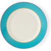 imageSpode Kit Kemp Calypso 13quot Serving Platter  Vibrant Turquoise  Porcelain  Dishwasher and Microwave Safe  Ideal for Salad Snacks and Appetizers  Elegant Presentation  Home ampamp Gathering UseTurquoise