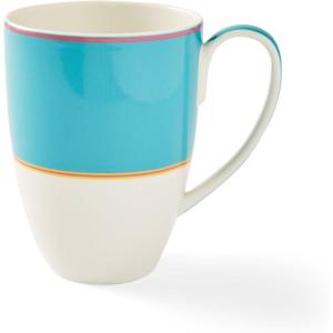 imageSpode Kit Kemp 17oz Calypso Mug  Vibrant Turquoise  Porcelain  Dishwasher and Microwave Safe  For Coffee and Tea  Fabulous Gift  Home or Office UseTurquoise