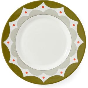 imageSpode Kit Kemp 875quot Geo Salad Plate  Geometric Abstract Design  Porcelain  Dishwasher and Microwave Safe  Ideal for Appetizers Dessert Snacks  Versatile Serving  Home ampamp Gathering Use