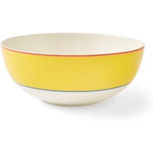 imageSpode Kit Kemp Calypso 105quot Bowl  Vibrant Yellow  Porcelain  Dishwasher and Microwave Safe  Ideal for Pasta Cereal Soup and Fruit  Home ampamp Gathering UseYellow