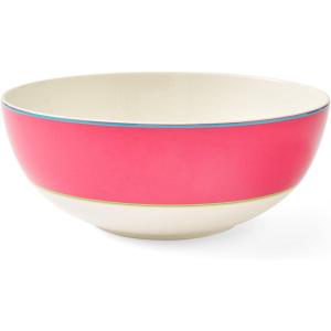 imageSpode Kit Kemp Calypso 105quot Bowl  Vibrant Yellow  Porcelain  Dishwasher and Microwave Safe  Ideal for Pasta Cereal Soup and Fruit  Home ampamp Gathering UsePink