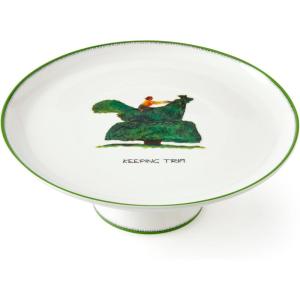 imageSpode Kit Kemp Doodle 107quot Cake Stand  Keeping Trim Tagline  Fine China  Dishwasher Safe  Elegant Presentation  For Showcasing Cakes ampamp Pastries  Ideal for Celebrations ampamp Special Occasions