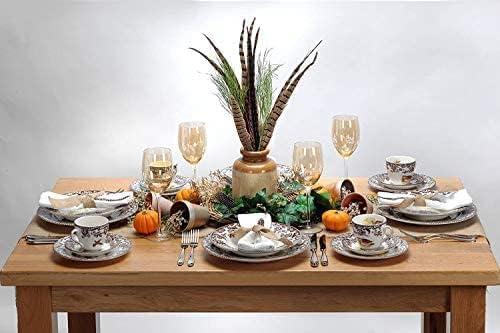 imageSpode Woodland Dinner Plate Black Labrador  105 Inch  Hunting Cabin Lodge and Cottage Dcor  Made in England from Fine Earthenware  Microwave and Dishwasher SafeWood Duck