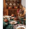 imageSpode Woodland 175quot Rectangular Serving Platter Turkey Motif  Fine Porcelain Thanksgiving Dinnerware with British Flower Boarder  Holiday Feasts and Family Gatherings Microwave ampamp Dishwasher SafeCountry