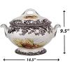 imageSpode Woodland Covered Soup Tureen with Rabbit Quail and Pintail