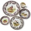 imageSpode Woodland Dinner Plate Black Labrador  105 Inch  Hunting Cabin Lodge and Cottage Dcor  Made in England from Fine Earthenware  Microwave and Dishwasher SafeMallard
