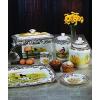imageSpode Woodland Kitchen Canister with Lid  8quot Cookie Jar with Pheasant Design  64 Oz Kitchen Storage Jar for Countertop  Airtight Container Made from Fine Porcelain