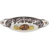 imageSpode Woodland 1525quot Bread Tray with Turkey Motif  Classic Thanksgiving Turkey Serving Platter for Holiday Dinners Fall Gatherings Seasonal Events  Fine Porcelain Dishwasher ampamp Microwave Safe