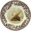 imageSpode Woodland Bread and Butter Plate  6quot Appetizer Plate with Majestic Moose Motif  Small Dessert Plate Made from Fine Earthenware  Microwave and Dishwasher Safe