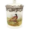 imageSpode Woodland Kitchen Canister with Lid  8quot Cookie Jar with Pheasant Design  64 Oz Kitchen Storage Jar for Countertop  Airtight Container Made from Fine Porcelain
