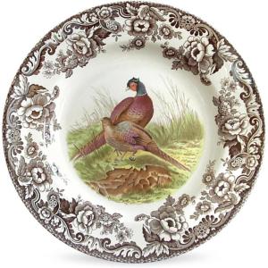 imageSpode Woodland Dinner Plate Black Labrador  105 Inch  Hunting Cabin Lodge and Cottage Dcor  Made in England from Fine Earthenware  Microwave and Dishwasher SafePheasant