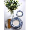 imageSpode Blue Italian 105Inch Porcelain Dining Plates  Set of 4 Classic Round Dishes with EasternInspired Border  Elegant Blue ampamp White Tableware Gift for Everyday Meals ampamp HostingBlue Brocato