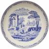 imageSpode Blue Italian 1075Inch Deep Round Bowl  Decorative Earthenware Serving Bowl with Blue Countryside Design  Elegant Accent Tableware for Salads Fruit Sides in Classic Dinnerware Style