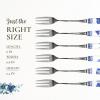 imageSpode Blue Italian Cake Server  10 Inch Porcelain Dessert Knife for Slicing Cakes Pies PastriesPastry Forks