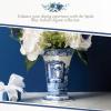 imageSpode Blue Italian Hexagonal Vase  105quot Porcelain Decorative Accent with OrientalInspired Detailing ampamp Scenic Italian Countryside Design  Tabletop Centerpiece for Home Decor