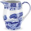 imageSpode Blue Italian Pitcher  35 Pint Capacity  Home Dcor for Mantel or Centerpiece  Use as a Water Jug or Flower Vase  Made of Fine Porcelain  Dishwasher Safe