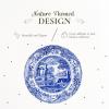 imageSpode Blue Italian Salad Plate Set of 4725 Fine Earthenware with Oriental Design Dishwasher Microwave Freezer Safe Classic Blue ampamp White Dinnerware  Made in England
