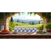 imageSpode Blue Italian Set of 6 Spice Jars Fillable Containers for Mixed Herbs Parsley Peppercorn Cinnamon Rosemary Basil
