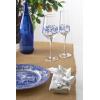 imageSpode Blue Italian Stemmed Wine Glasses Set of 416oz Decorative Goblets with Scroll Rim Detailing ampamp Countryside Scene for Red or White Wine Dining Entertaining  Great Mothers Day GiftStemless Wine Glasses