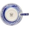 imageSpode Blue Italian Teacup and Saucer 20ounce Capacity Jumbo Tea Set Coffee Mug Cup for Tea Lattes Espressos and Hot Beverages  Blue ampampWhite