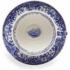 imageSpode Blue Italian Teacup and Saucer 20ounce Capacity Jumbo Tea Set Coffee Mug Cup for Tea Lattes Espressos and Hot Beverages  Blue ampampWhite