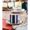 imageSpode Bold Steccato 3oz Espresso Cup ampamp Saucer Set  Decorative Striped Design  Elegant Hot Beverage Demitasse for Coffee  Brunch Table Drinkware  Collectors Earthenware Set