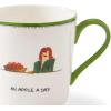 imageSpode Kit Kemp 12oz Doodle Mug  Sole Mates Unique Doodle Pattern  Fine China  Dishwasher Safe  For Coffee and Tea  Ideal Celebration Gift  Home or Office UseGreen