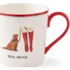 imageSpode Kit Kemp 12oz Doodle Mug  Sole Mates Unique Doodle Pattern  Fine China  Dishwasher Safe  For Coffee and Tea  Ideal Celebration Gift  Home or Office UseRed