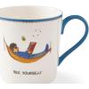 imageSpode Kit Kemp 12oz Doodle Mug  Sole Mates Unique Doodle Pattern  Fine China  Dishwasher Safe  For Coffee and Tea  Ideal Celebration Gift  Home or Office UseBlue