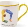 imageSpode Kit Kemp 12oz Doodle Mug  Sole Mates Unique Doodle Pattern  Fine China  Dishwasher Safe  For Coffee and Tea  Ideal Celebration Gift  Home or Office UseYellow