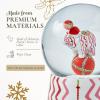 imageSpode Kit Kemp Christmas Snow Globe  Rik RAK Elephant Snow Globe  Lights Up ampamp Plays Music  Collectible Winter Decor with LED Accents  Vibrant Pink ampamp Red Accents for Contemporary Homes