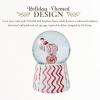 imageSpode Kit Kemp Christmas Snow Globe  Rik RAK Elephant Snow Globe  Lights Up ampamp Plays Music  Collectible Winter Decor with LED Accents  Vibrant Pink ampamp Red Accents for Contemporary Homes