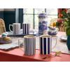 imageSpode Steccato Collection  12oz Coffee Mug with Large Handles Stripe Cobalt Blue  Made of Fine Earthenware  Dishwasher and Microwave Safe  Cup For Coffee Tea Latte and Hot Chocolate