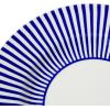 imageSpode Steccato Collection  875quot Salad Plate Stripe Cobalt Blue  Made of Fine Earthenware  Microwave and Dishwasher Safe  Made in England  Large Serving Plate for Salad Pasta or Appetizers