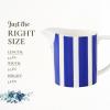 imageSpode Steccato Milk Jug 10oz  Earthenware Drink Pitcher with Bold Blue Stripes for Coffee Bar Essentials Creamer Salad Dressing Juice or Tabletop Serving Accessories  Made in England