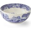 imageSpode Blue Italian 1075Inch Deep Round Bowl  Decorative Earthenware Serving Bowl with Blue Countryside Design  Elegant Accent Tableware for Salads Fruit Sides in Classic Dinnerware Style